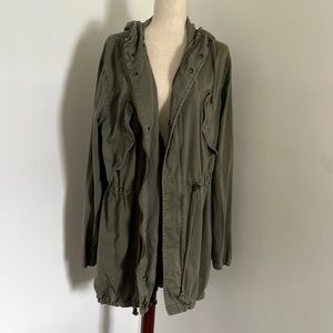 H&M sage canvas jacket